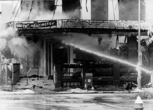 1996 - Firefighters at Hotel Washington